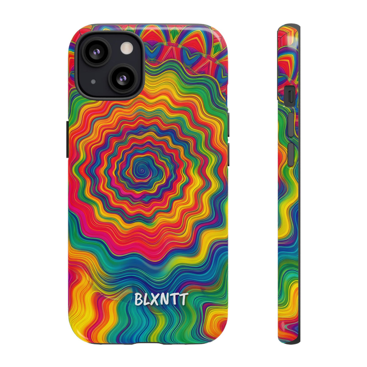 Hypnotic Rainbow Ripple Phone Case