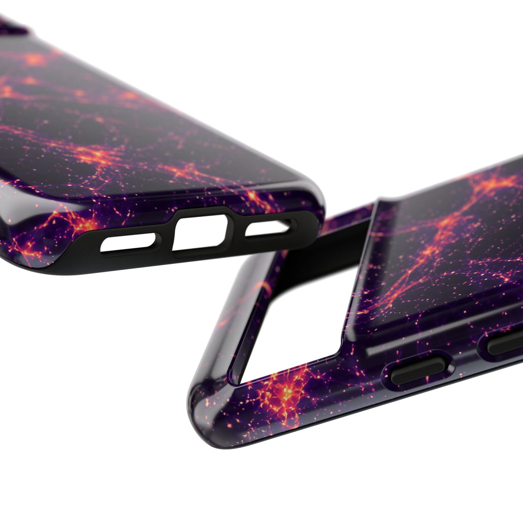 Neon Mycelium - Sunset Synapse Phone Case