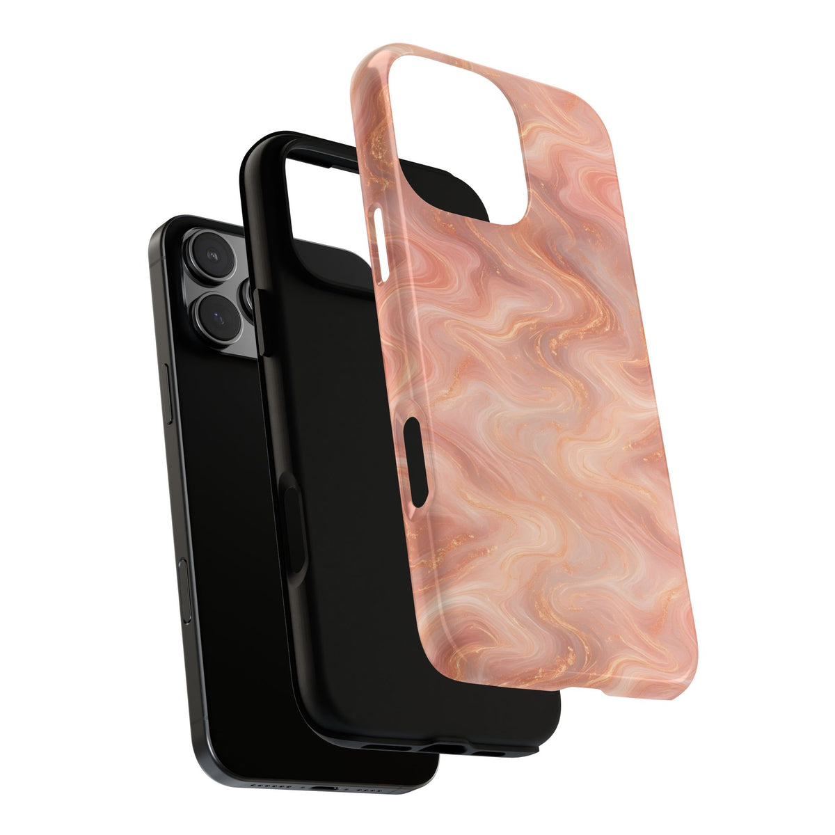 Rose Gold Marble Phone Case