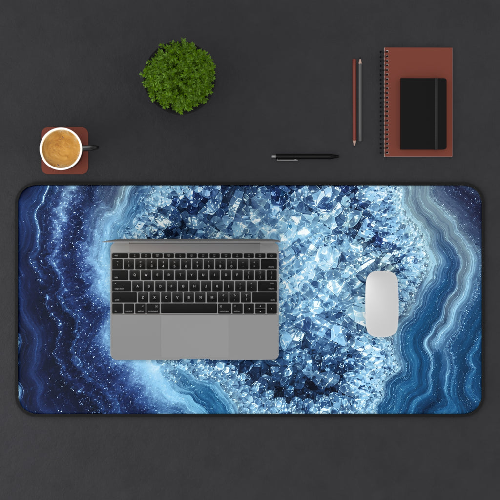 Geode Core - Glacier Desk Mat