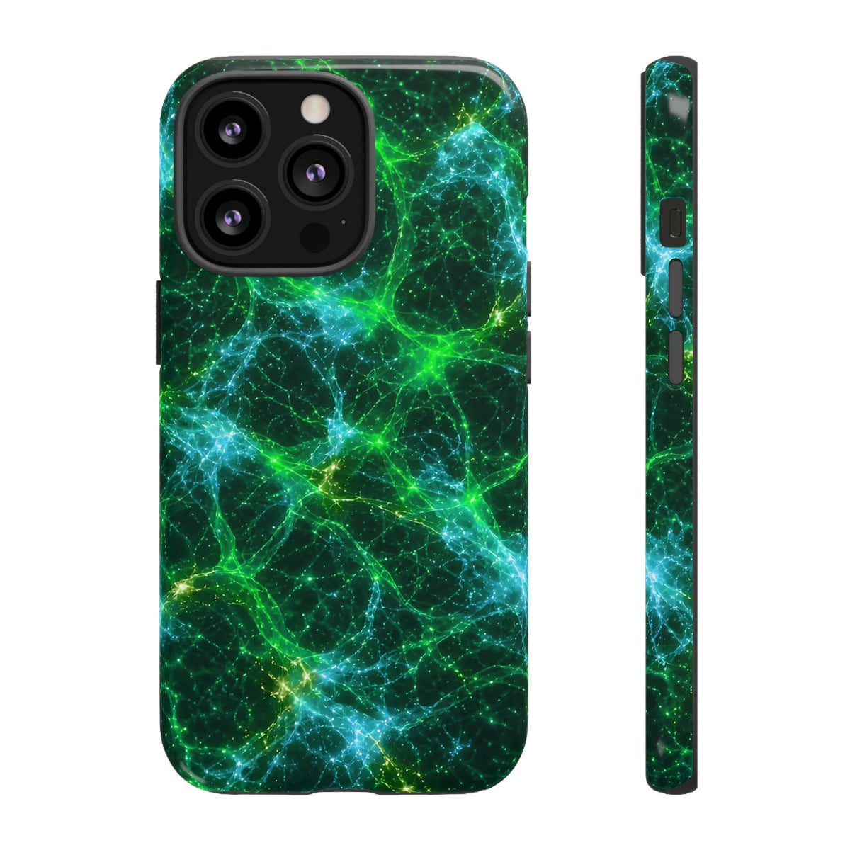 Neon Mycelium - Mermaid Phone Case