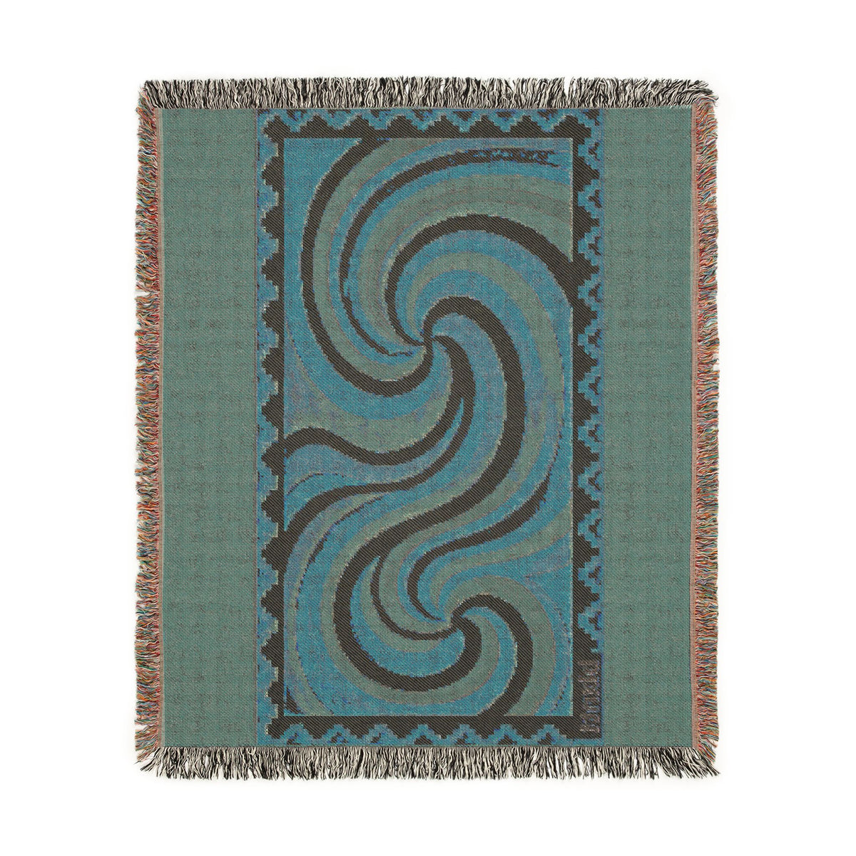 BLXNTT Orange Hippie Woven Blanket #2