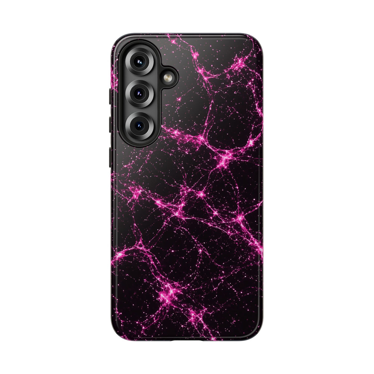 Neon Mycelium - Hot Pink Pulse Phone Case