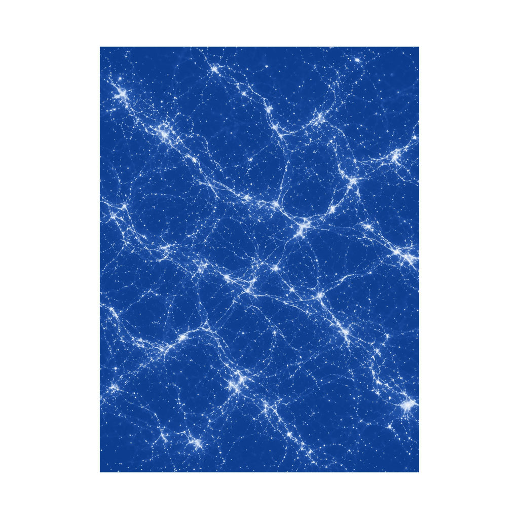 Neon Mycelium - Blueprint Poster