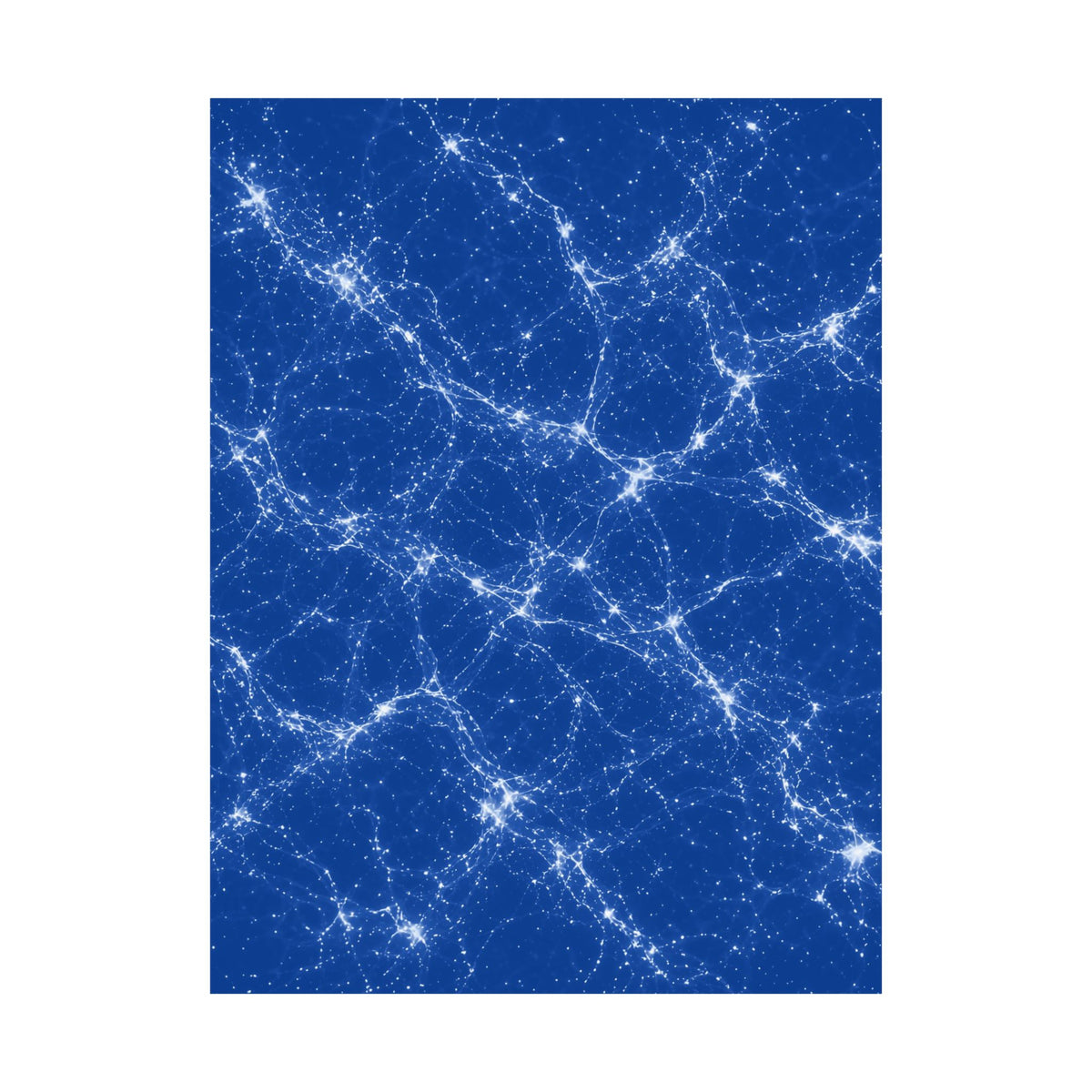 Neon Mycelium - Blueprint Poster