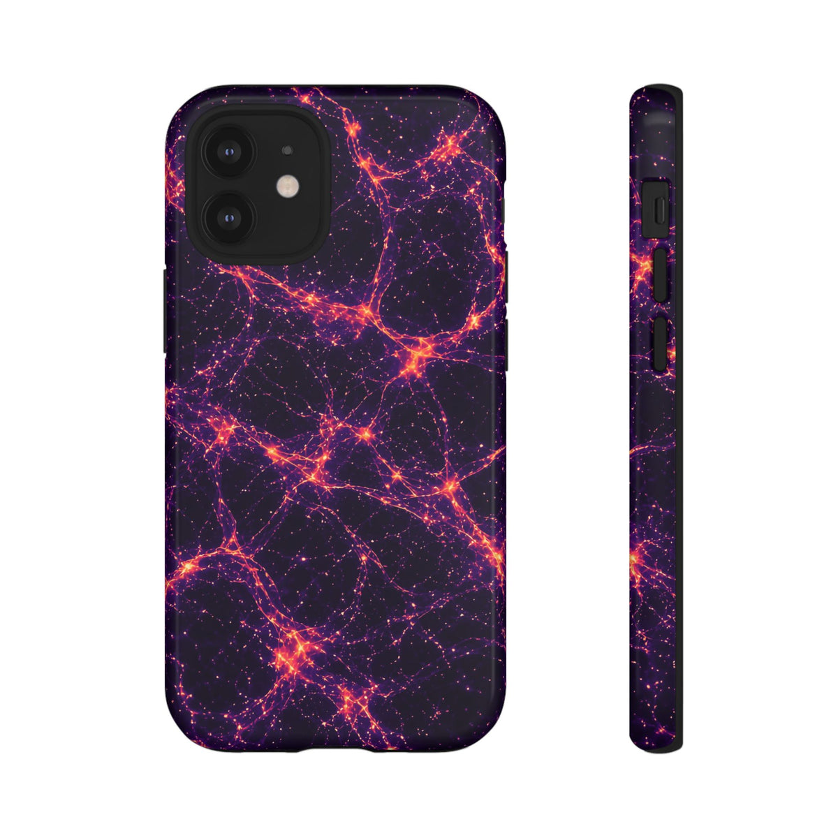 Neon Mycelium - Sunset Synapse Phone Case