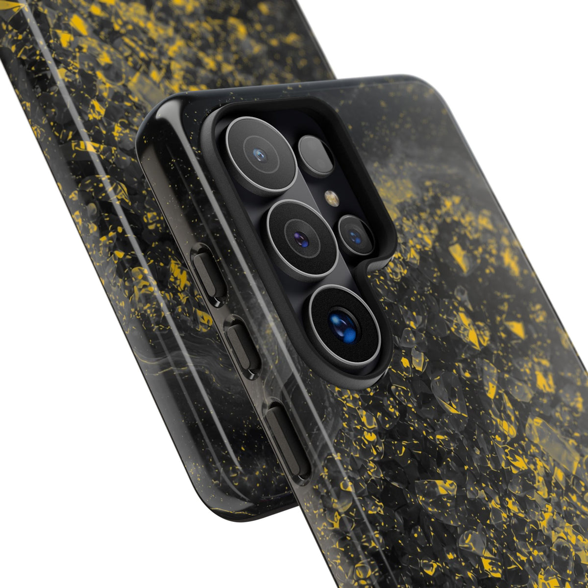 Geode Core - Mono Gold Spark Phone Case