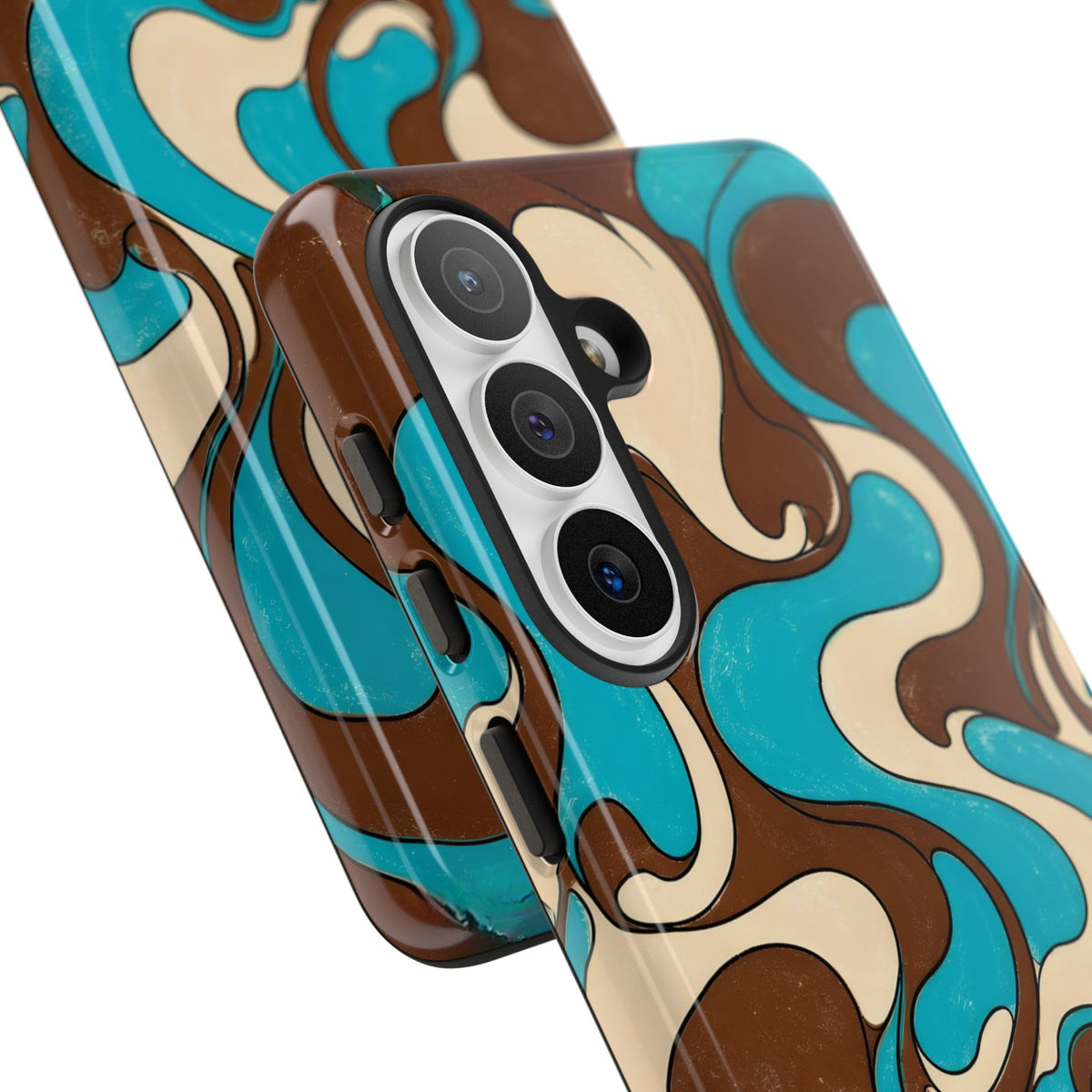 Fillmore Flow - Turquoise & Chocolate Phone Case