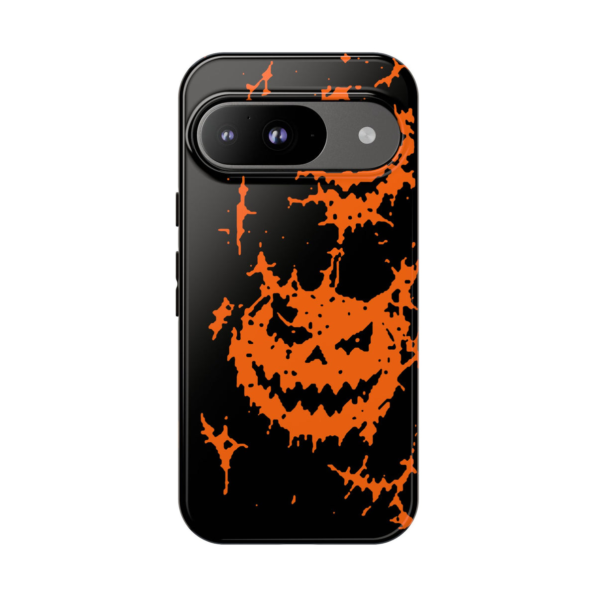 Orange Spiderweb Pumpkin Phone Case