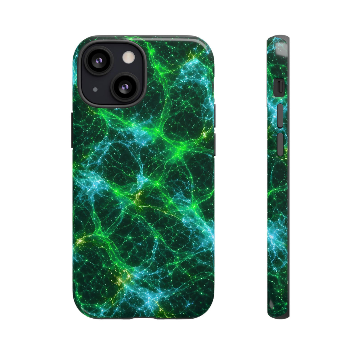 Neon Mycelium - Mermaid Phone Case