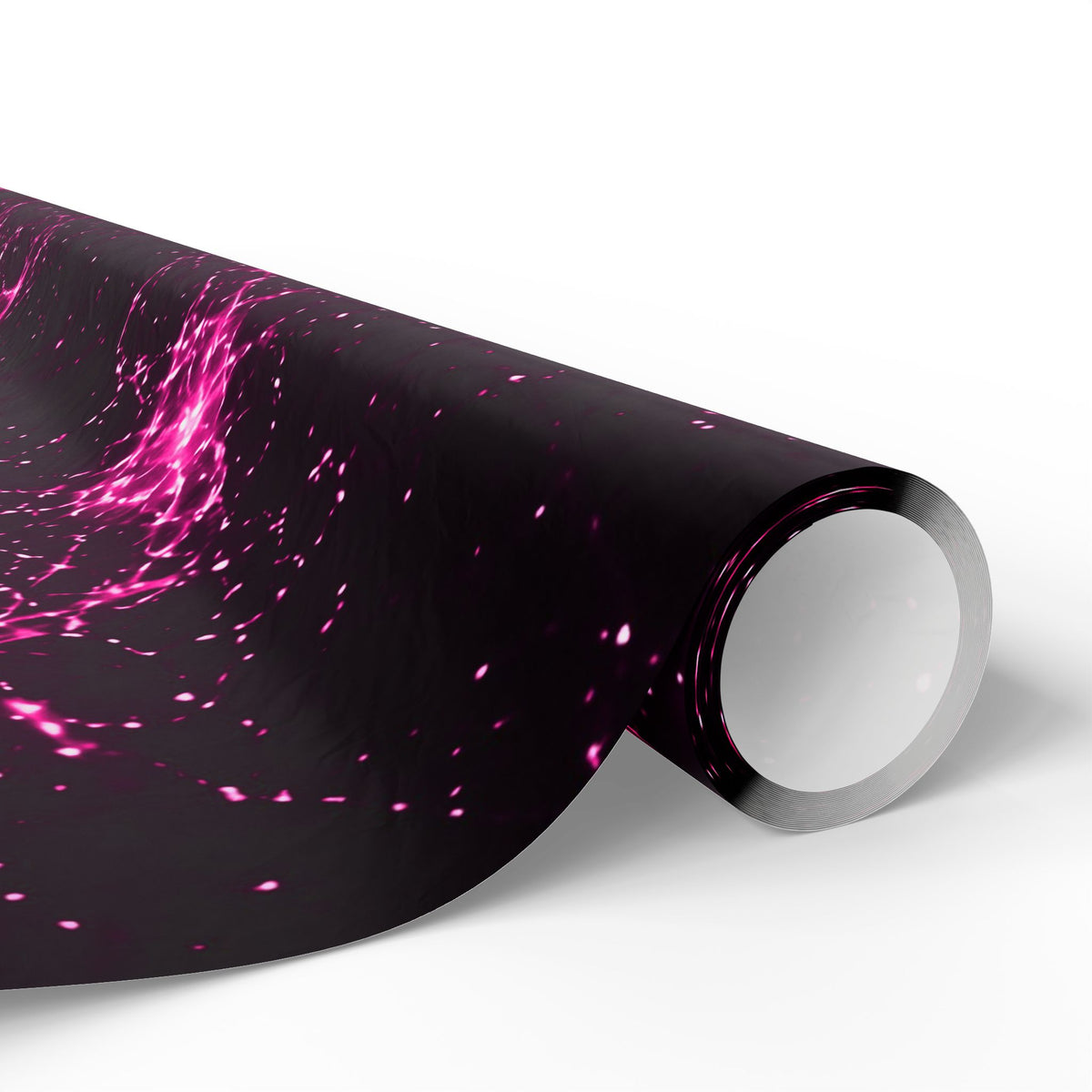 Neon Mycelium - Hot Pink Pulse Wrapping Paper