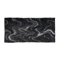 Black & Silver Marble Beach Towel