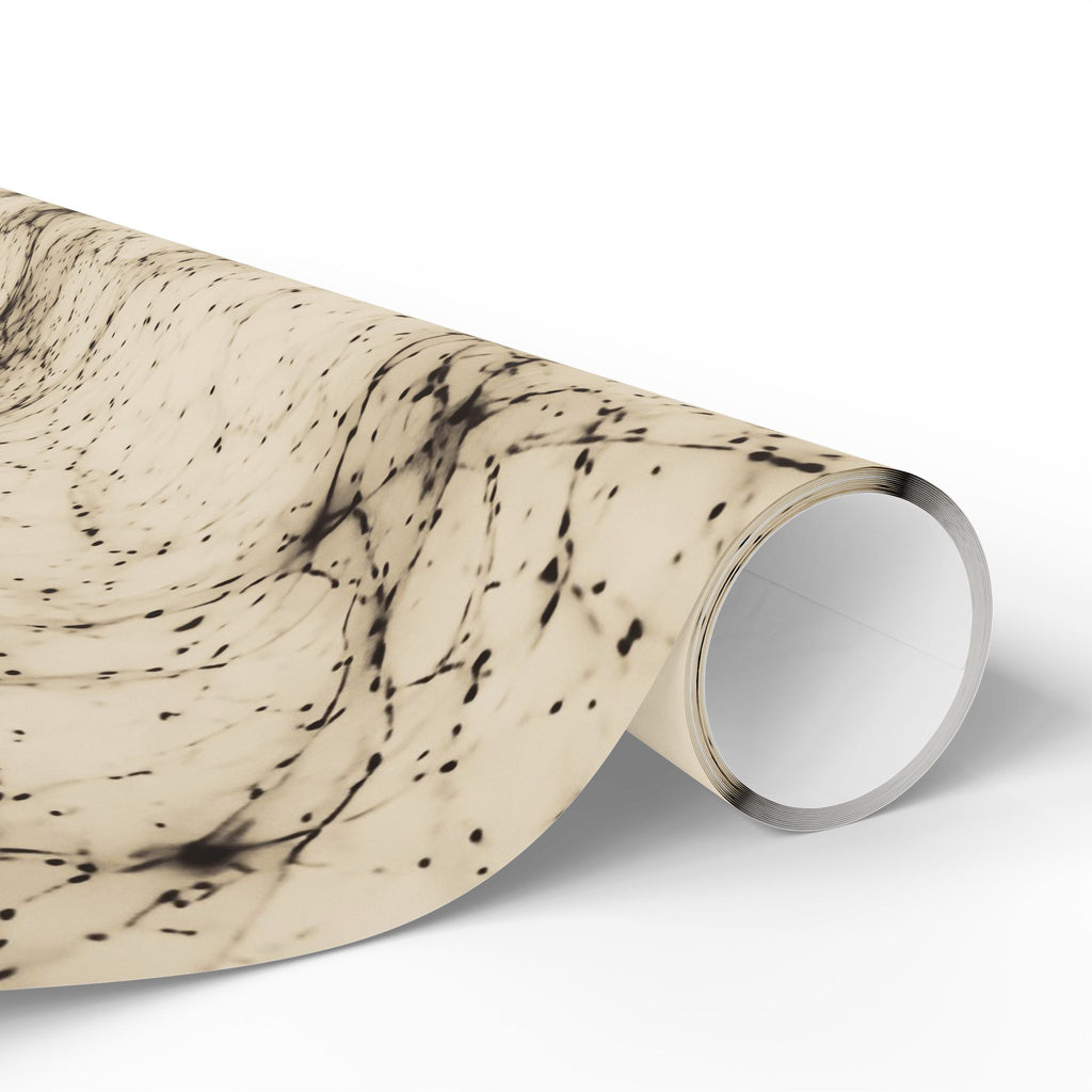 Neon Mycelium - Ink on Paper Wrapping Paper