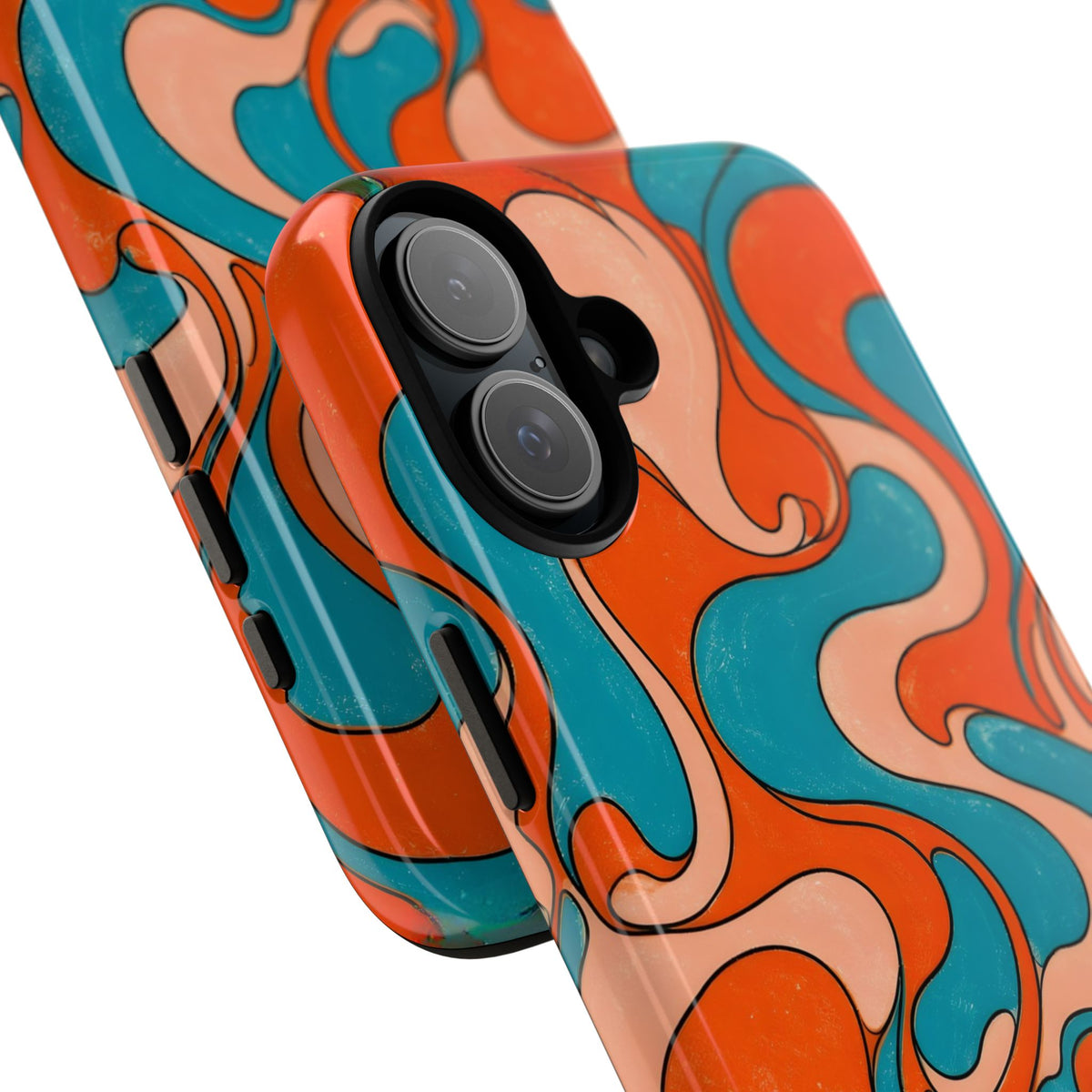 Fillmore Flow - Blood Orange & Teal Phone Case