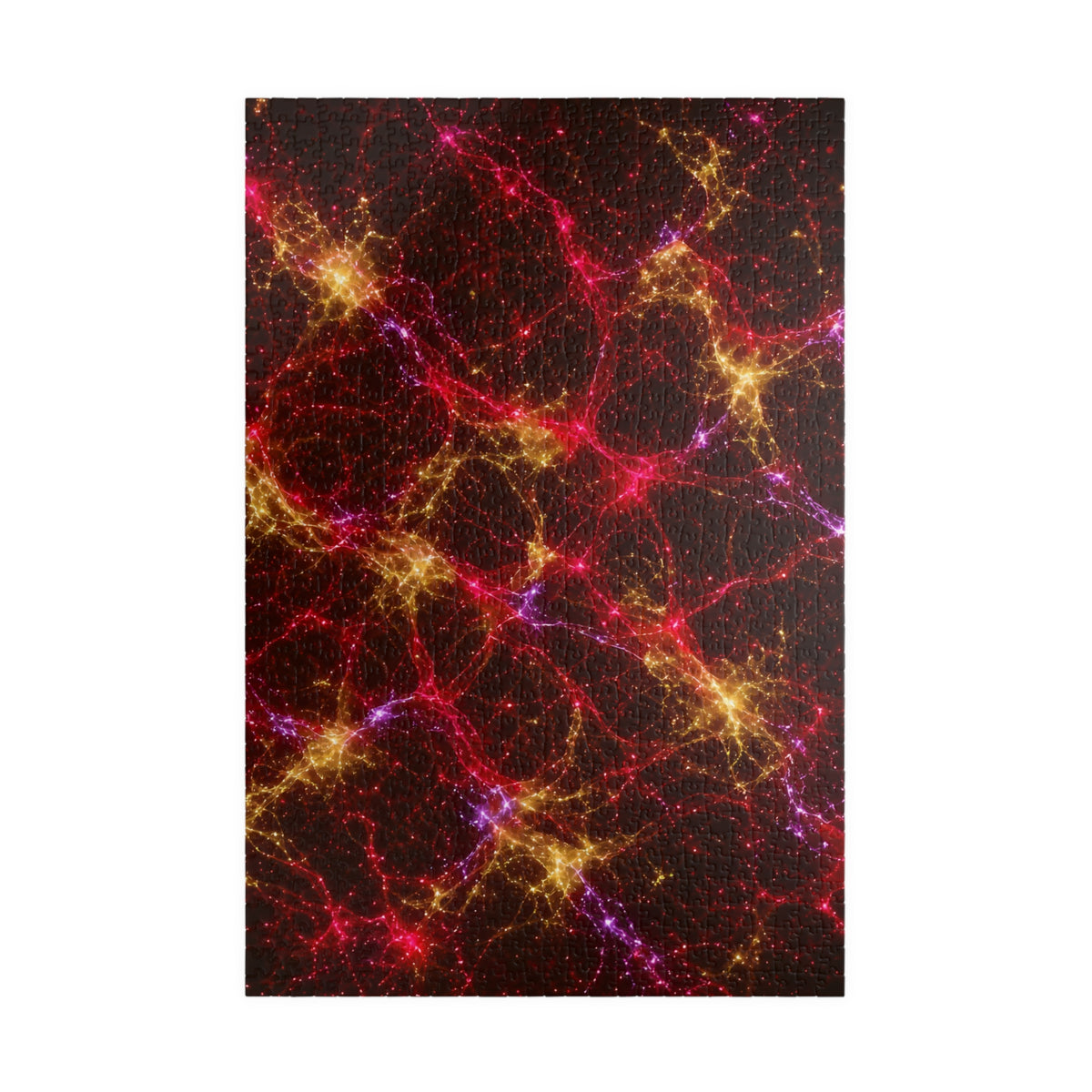 Neon Mycelium - Rainbow Nerve Jigsaw Puzzle
