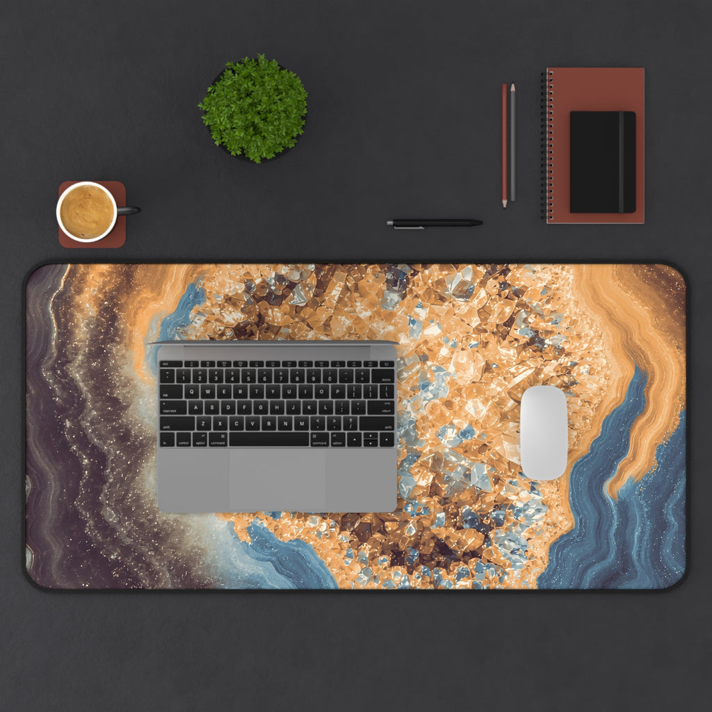 Geode Core - Desert Mirage Desk Mat