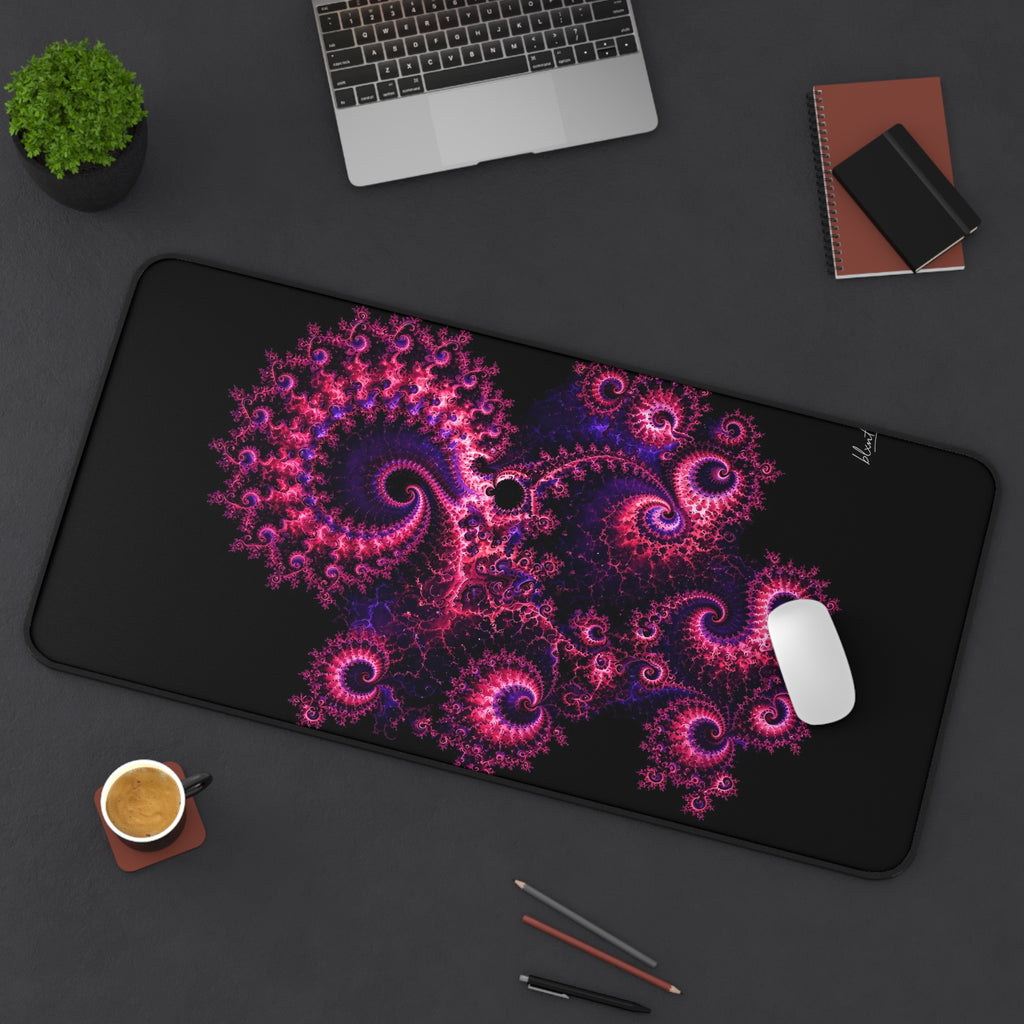 Copper Infinity - Hot Pink & Violet Desk Mat