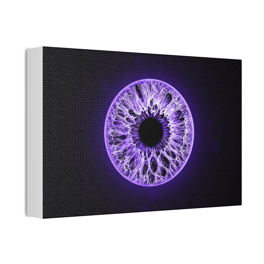 BLXNTT Iris – Lace Web Ultraviolet Glossy Canvas