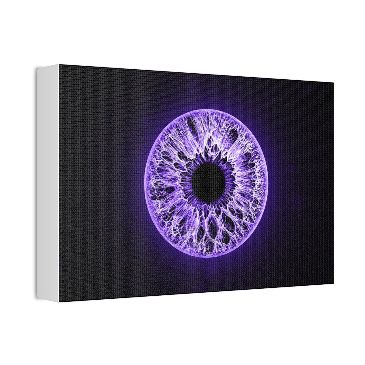 BLXNTT Iris – Lace Web Ultraviolet Glossy Canvas