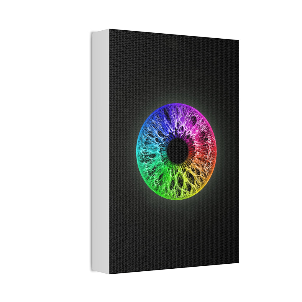 BLXNTT Iris – Lace Web Rainbow Sectors Glossy Canvas