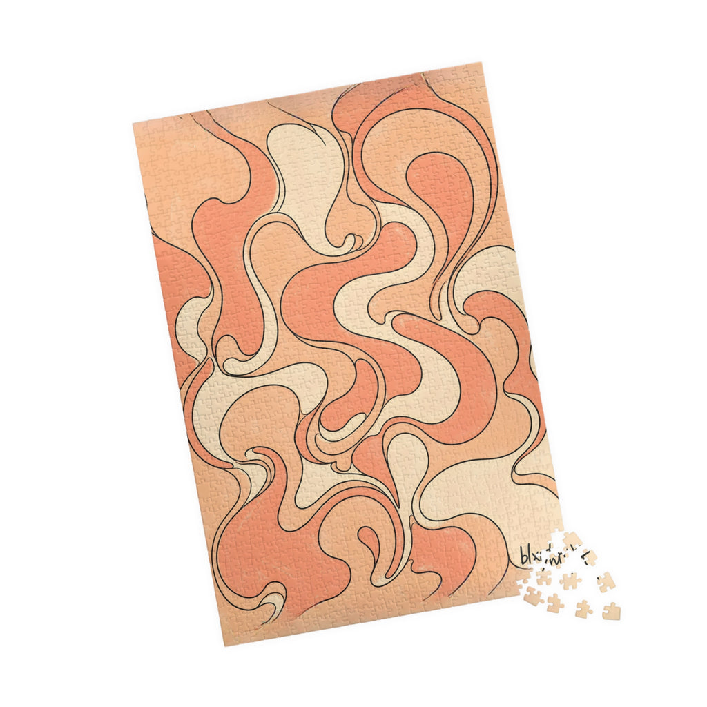 Fillmore Flow - Peach Jigsaw Puzzle