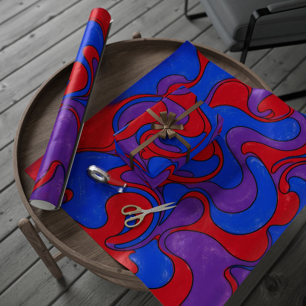 Fillmore Flow - Jewel Tones Wrapping Paper