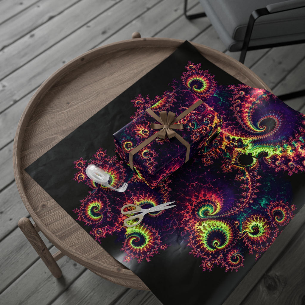 Copper Infinity - Blacklight Wrapping Paper