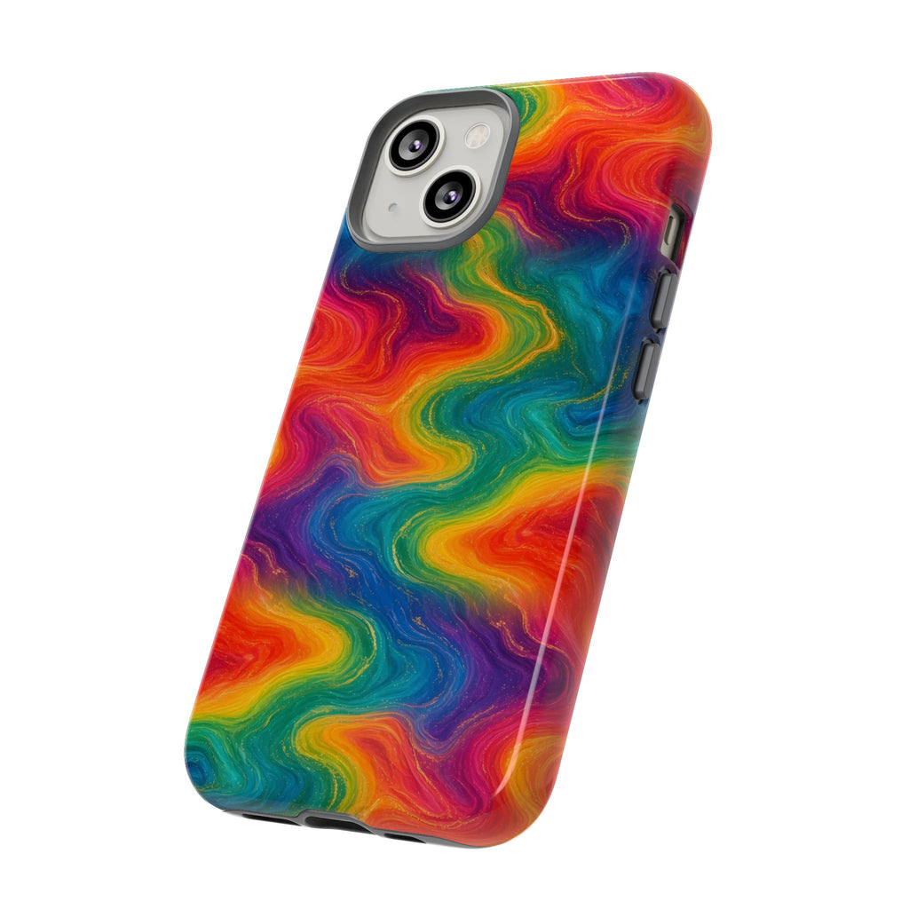Rainbow Marble Phone Case