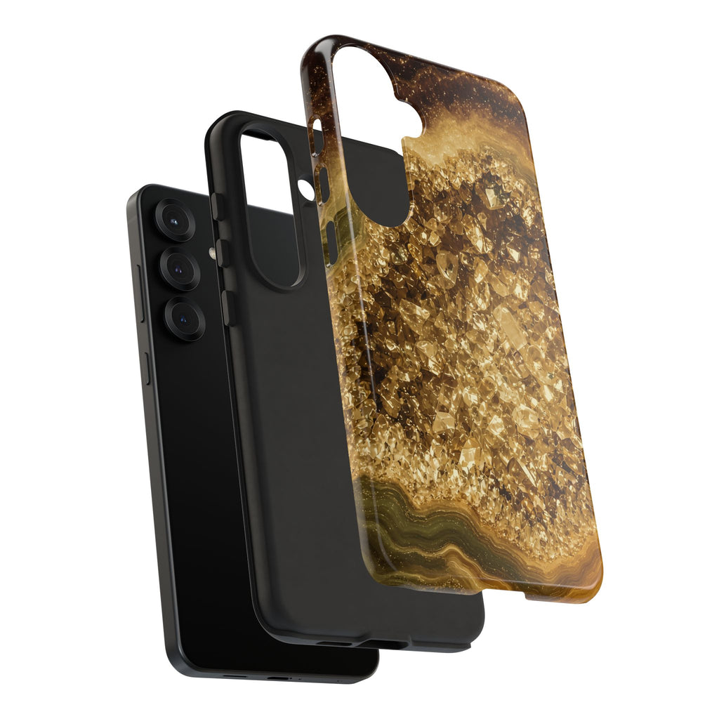 Geode Core - Gold Vein Phone Case
