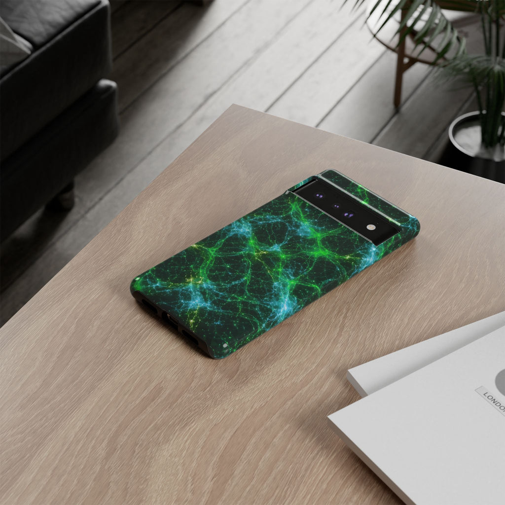 Neon Mycelium - Mermaid Phone Case
