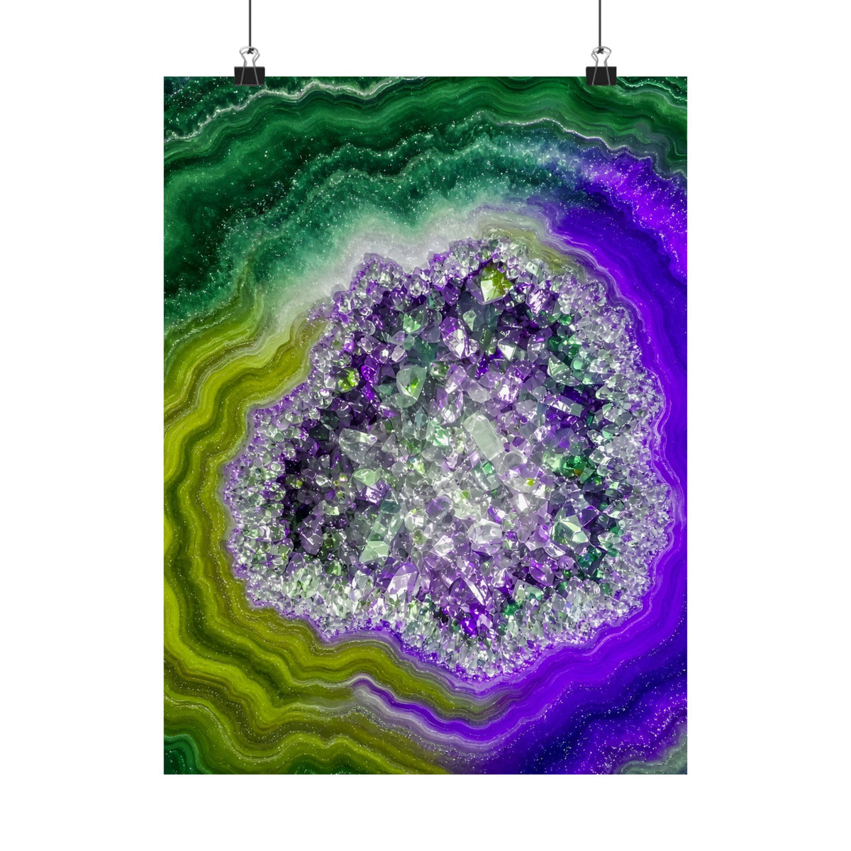 Geode Core - Ruby Emerald Poster