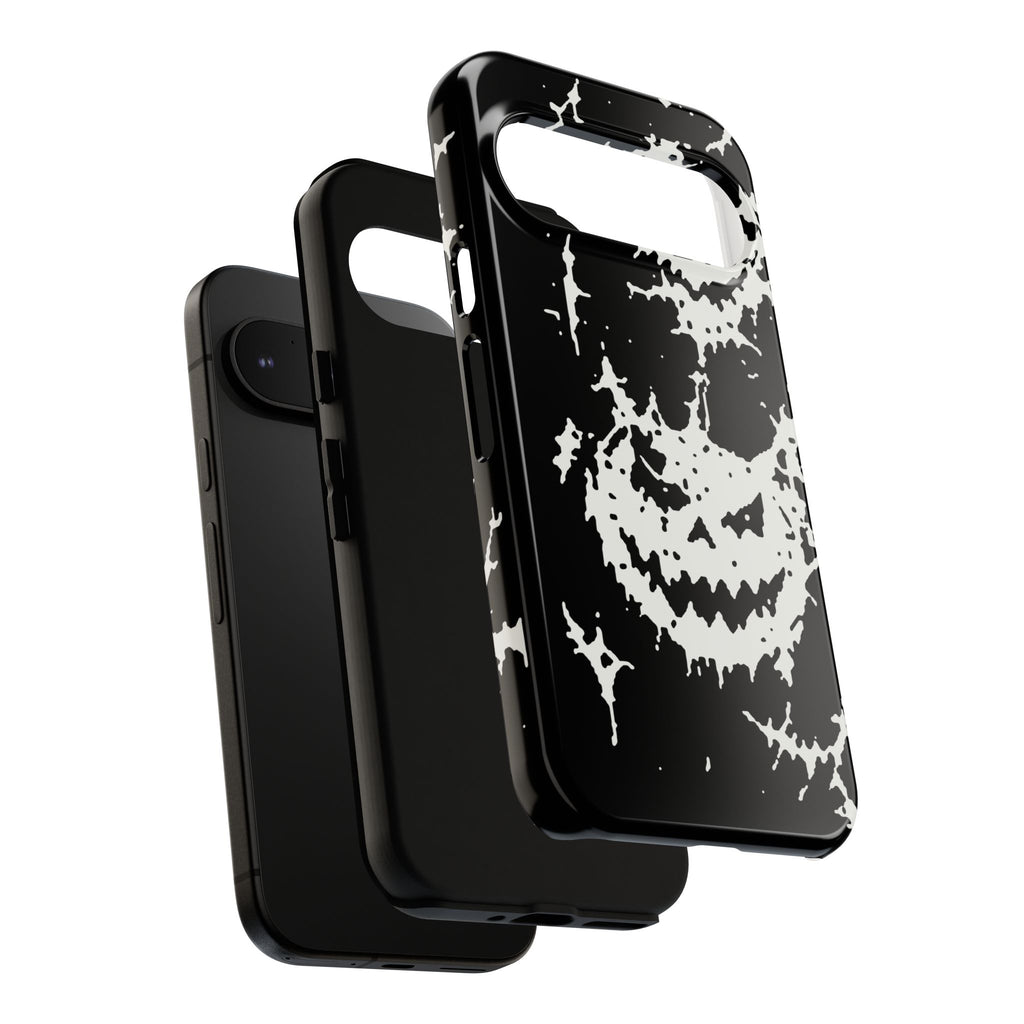 White Spiderweb Pumpkin Phone Case
