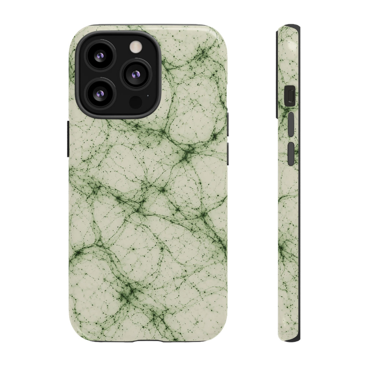 Neon Mycelium - Matcha Latte Phone Case
