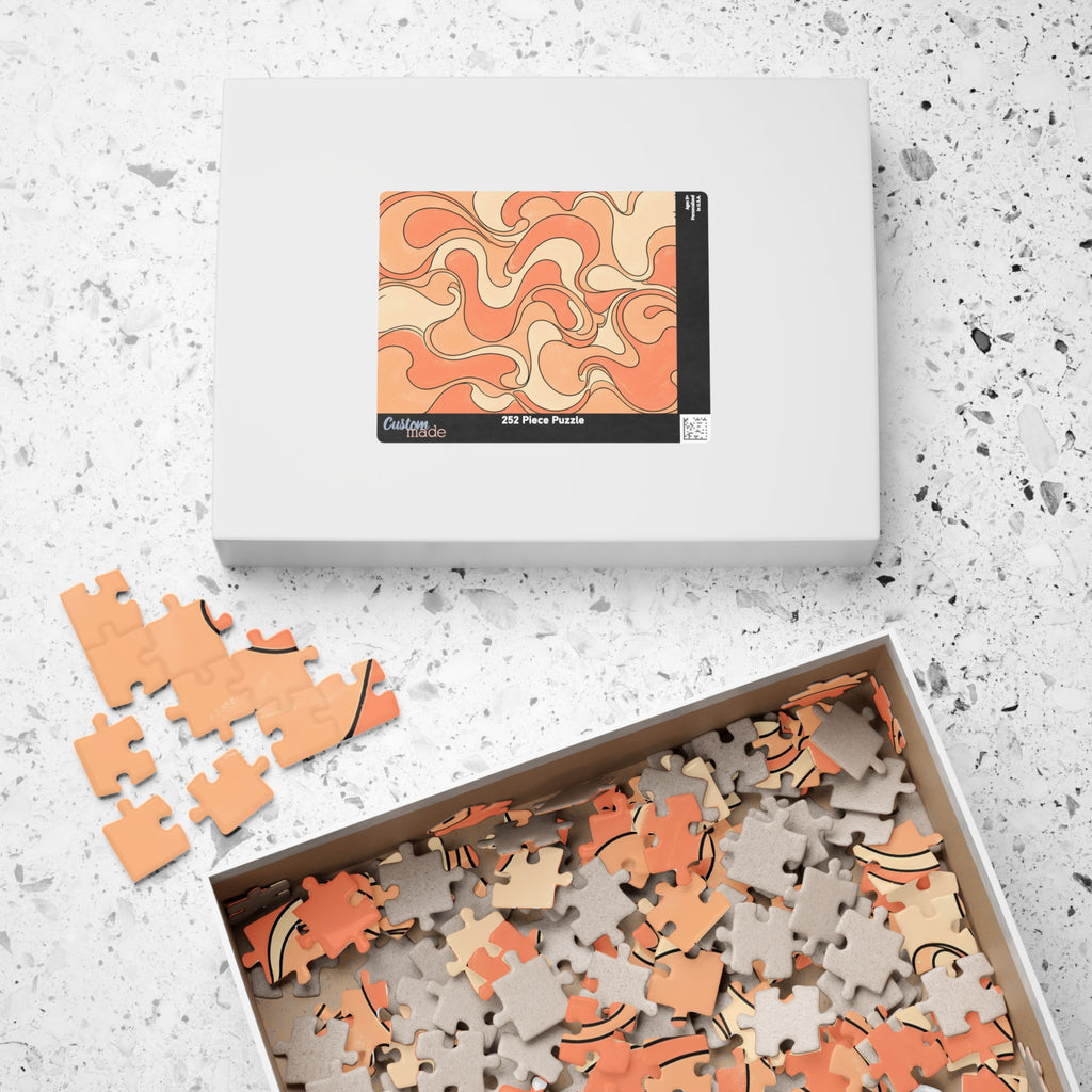 Fillmore Flow - Peach Jigsaw Puzzle