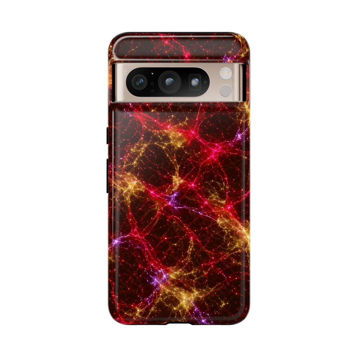 Neon Mycelium - Rainbow Nerve Phone Case