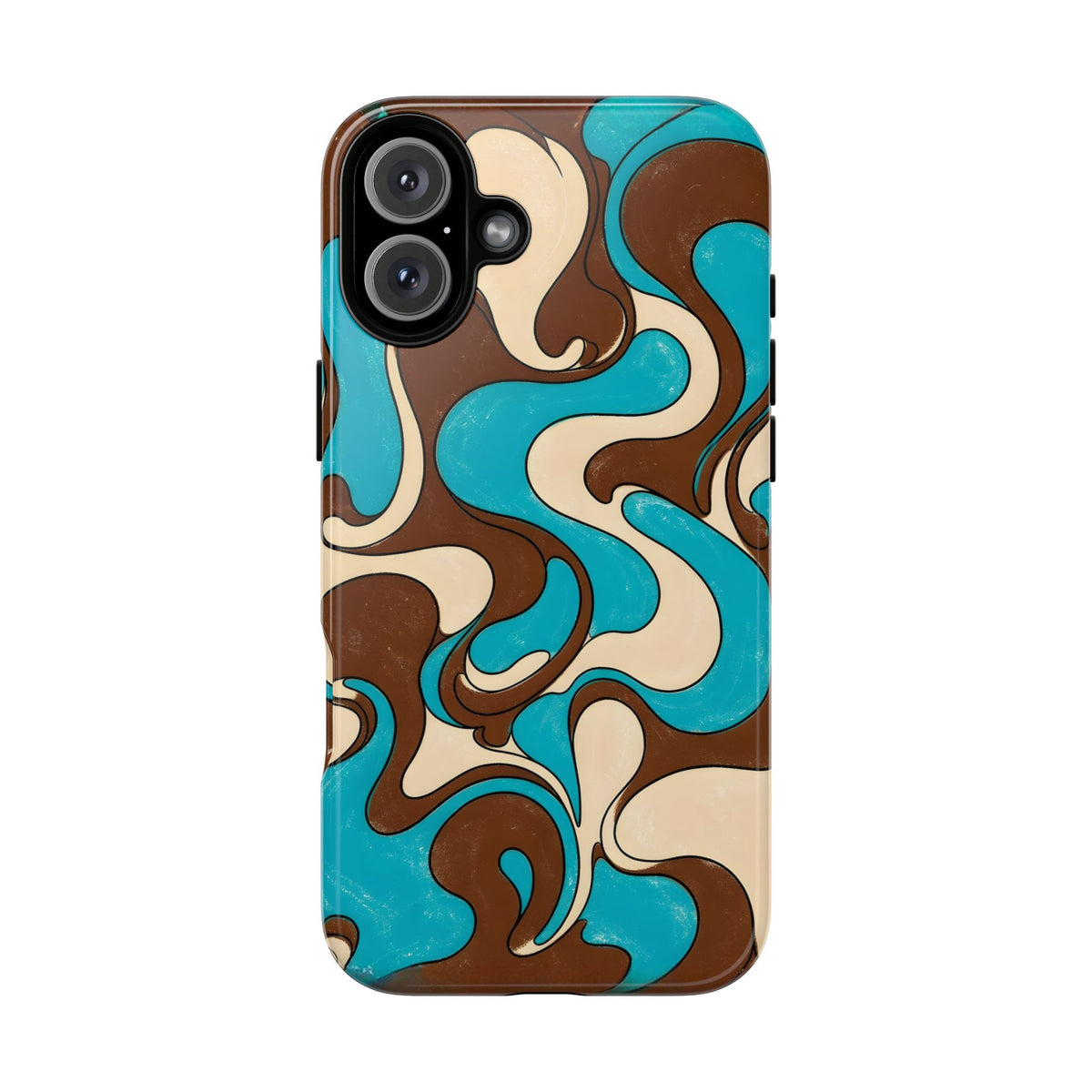 Fillmore Flow - Turquoise & Chocolate Phone Case