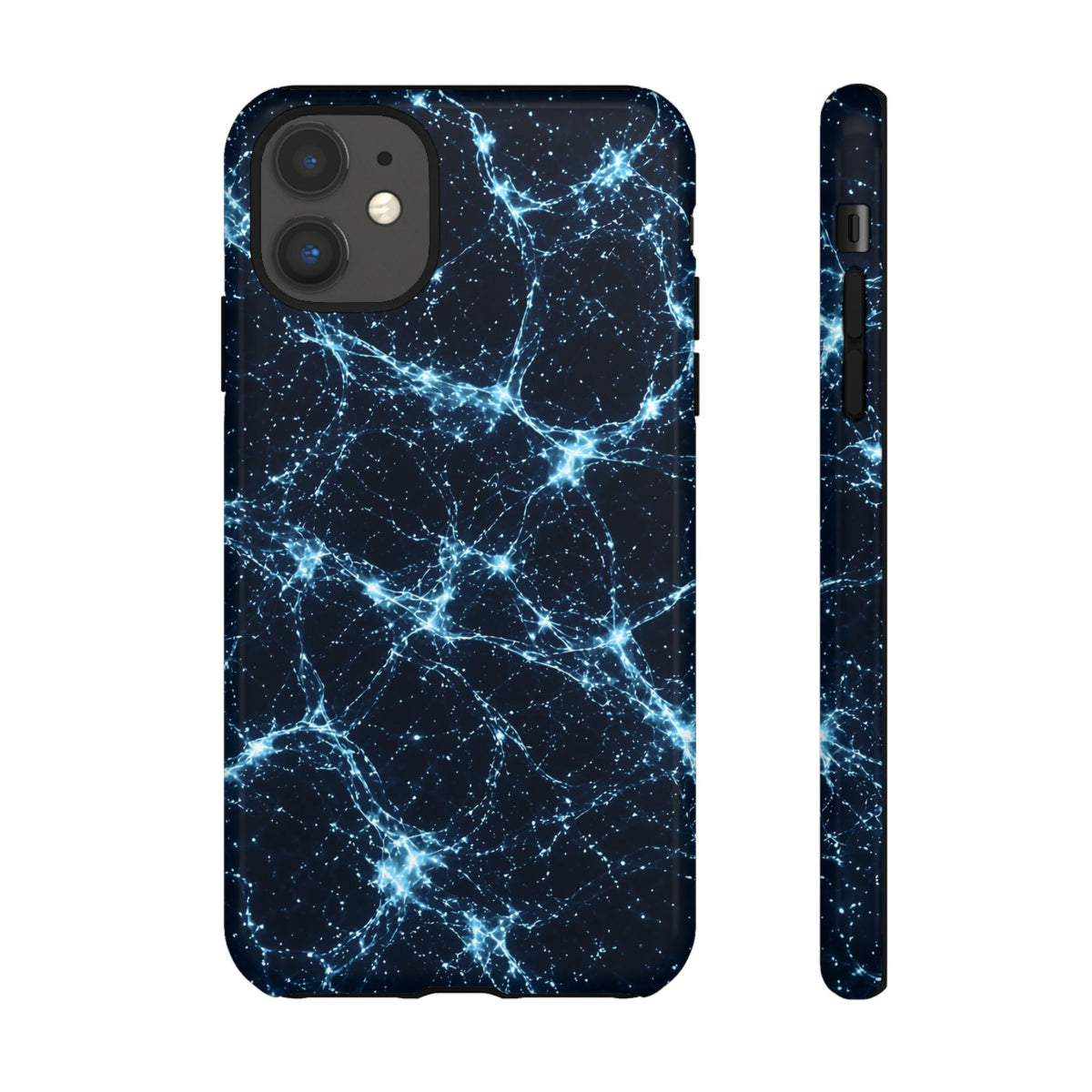 Neon Mycelium - Ice Crystal Phone Case