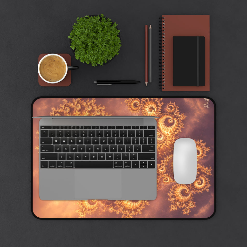 Copper Infinity - Golden Hour Desk Mat