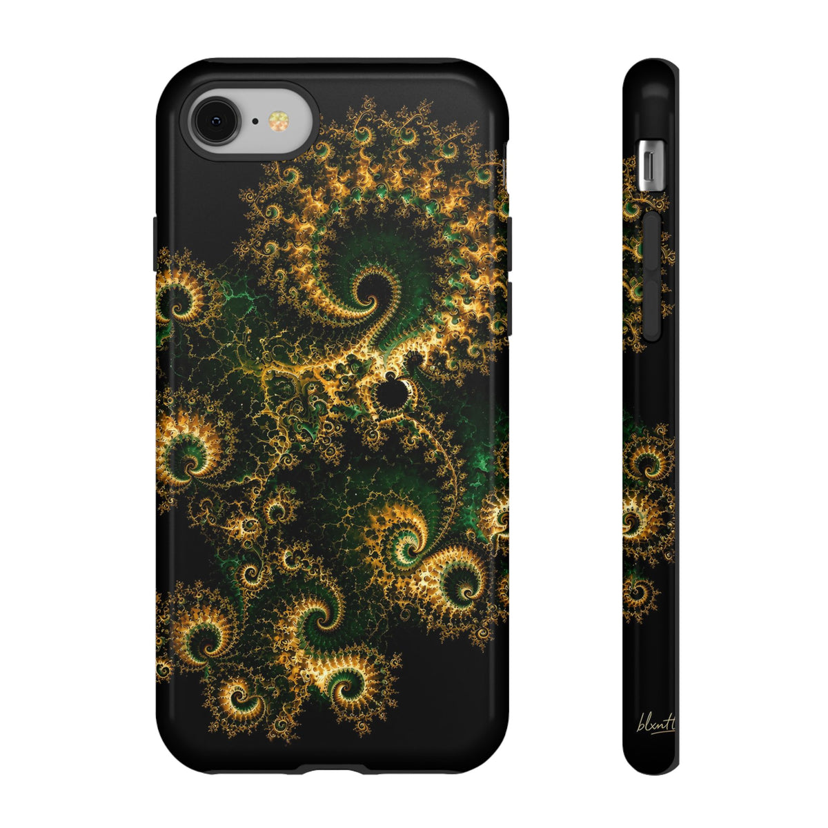 Copper Infinity - Emerald & Gold Phone Case