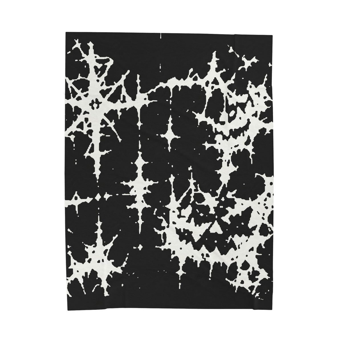 White Spiderweb Pumpkin Blanket
