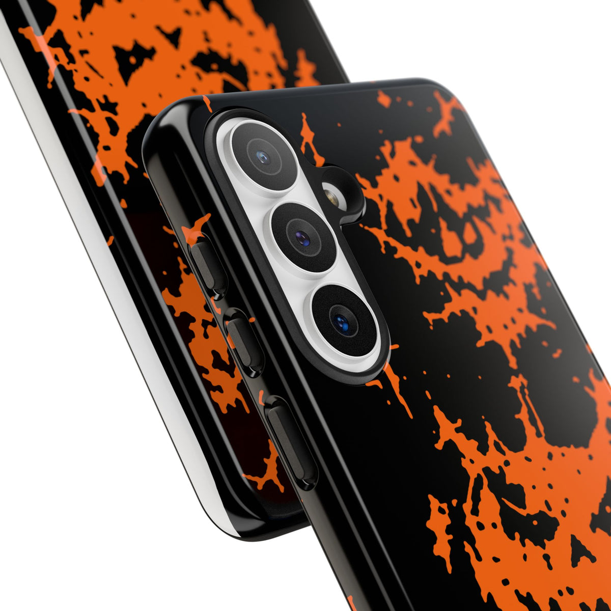 Orange Spiderweb Pumpkin Phone Case