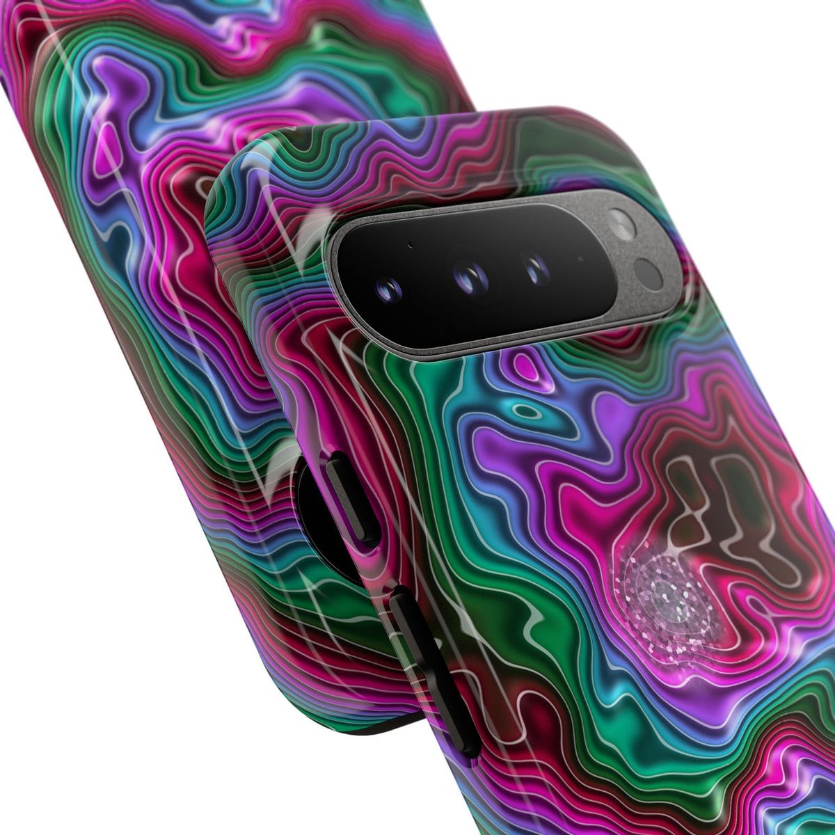 Neon Agate Phone Case