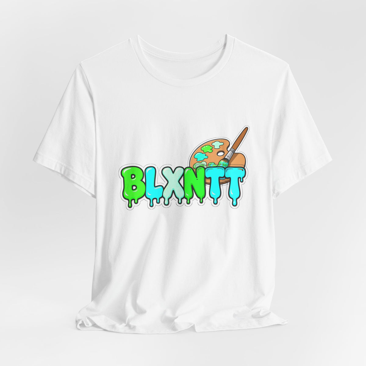 BLXNTT Paint Spill Tee - Neon (White)