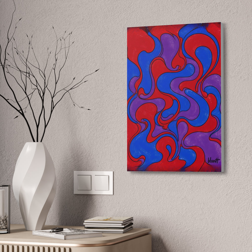 Fillmore Flow - Jewel Tones Glossy Canvas