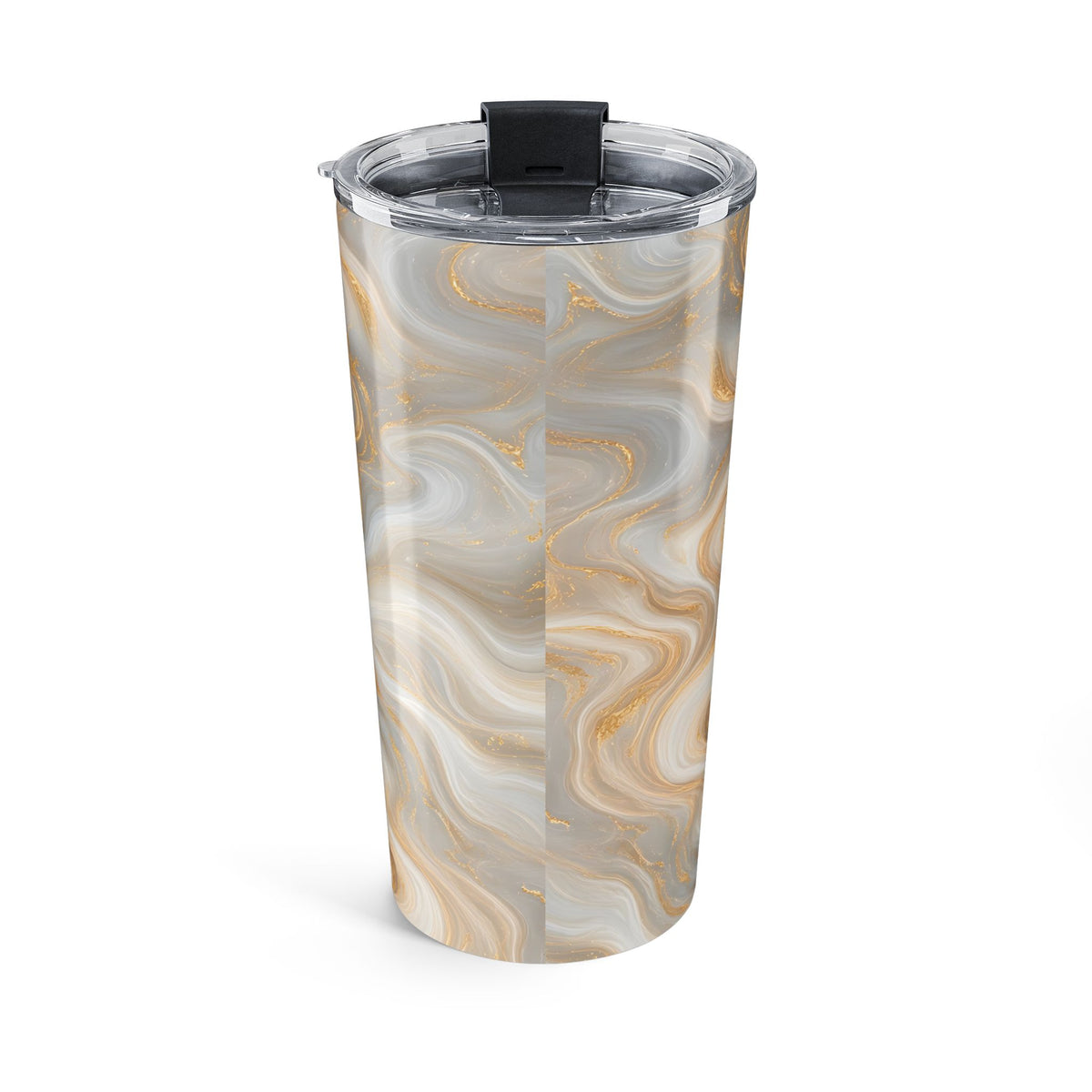 White & Gold Marble 20oz Tumbler