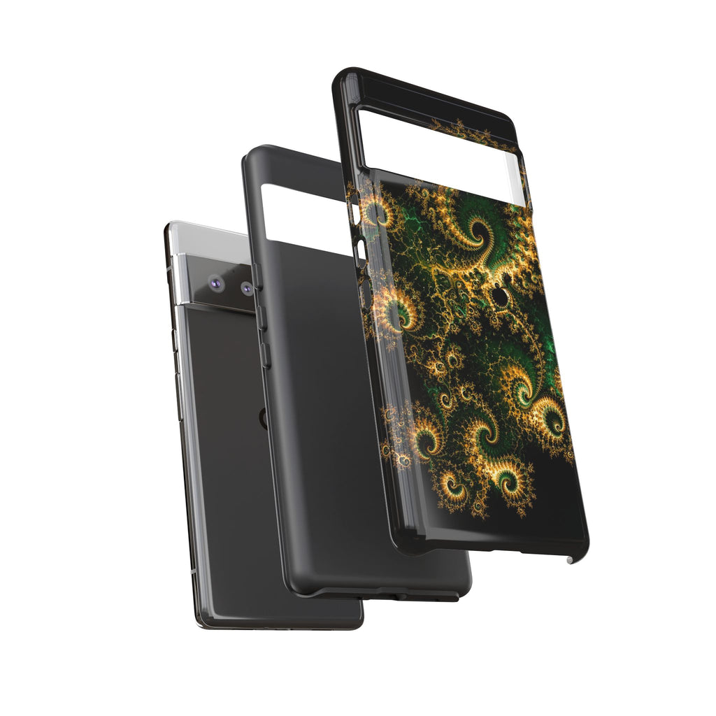 Copper Infinity - Emerald & Gold Phone Case