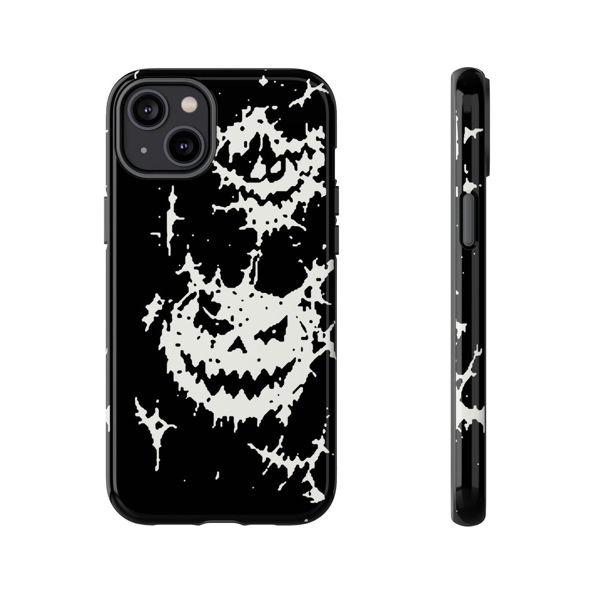 White Spiderweb Pumpkin Phone Case