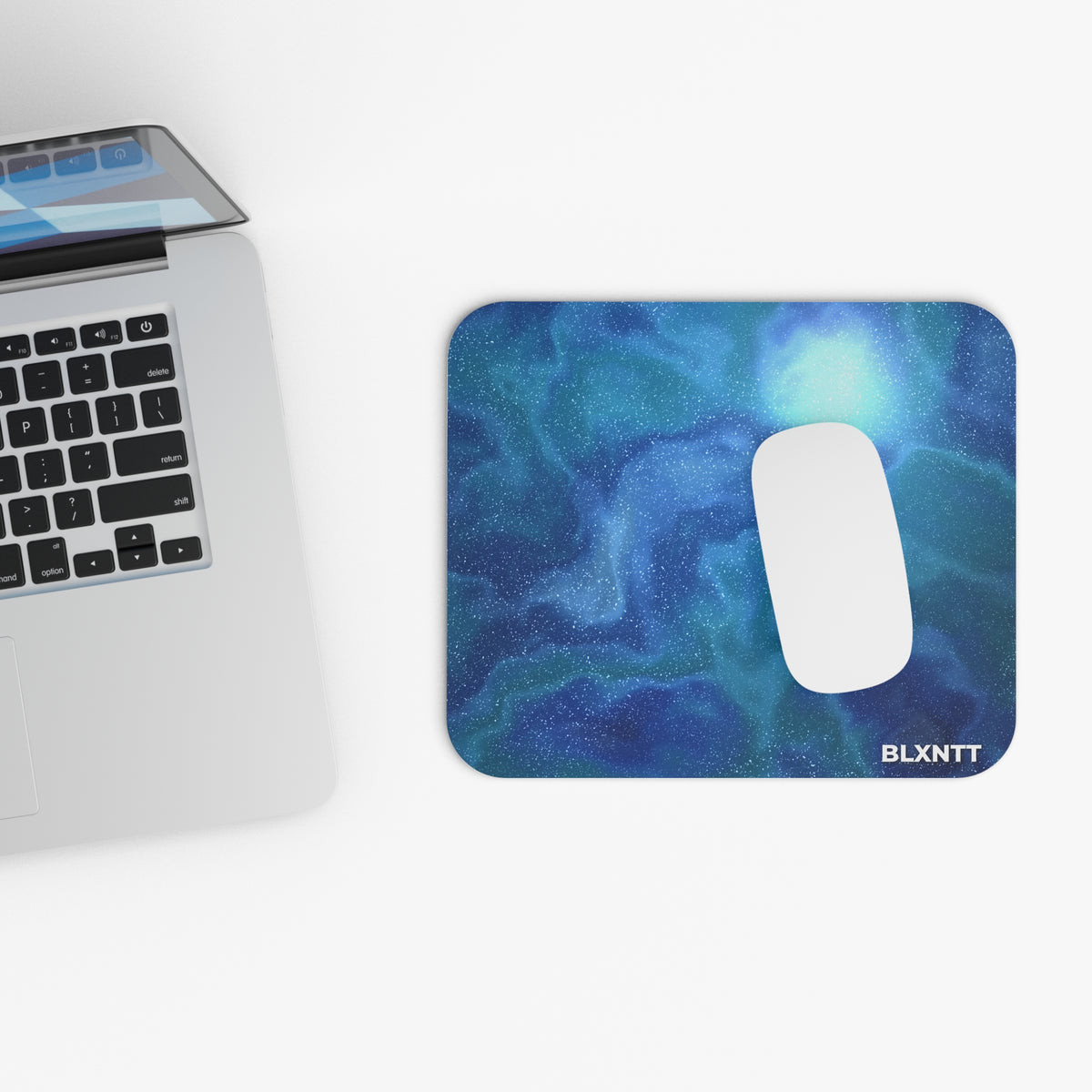 Blue Rainbow Dream Mouse Pad