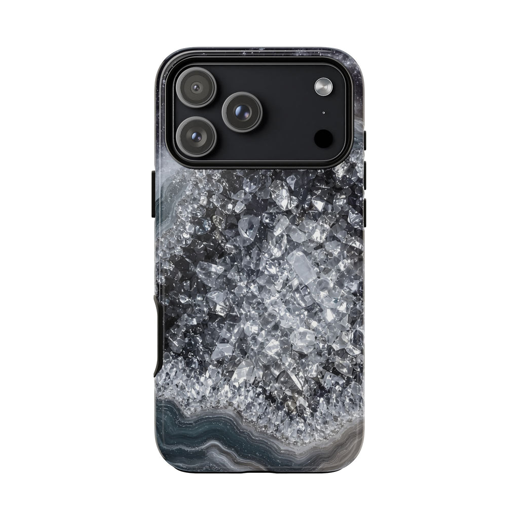 Geode Core - Silver Smoke Phone Case