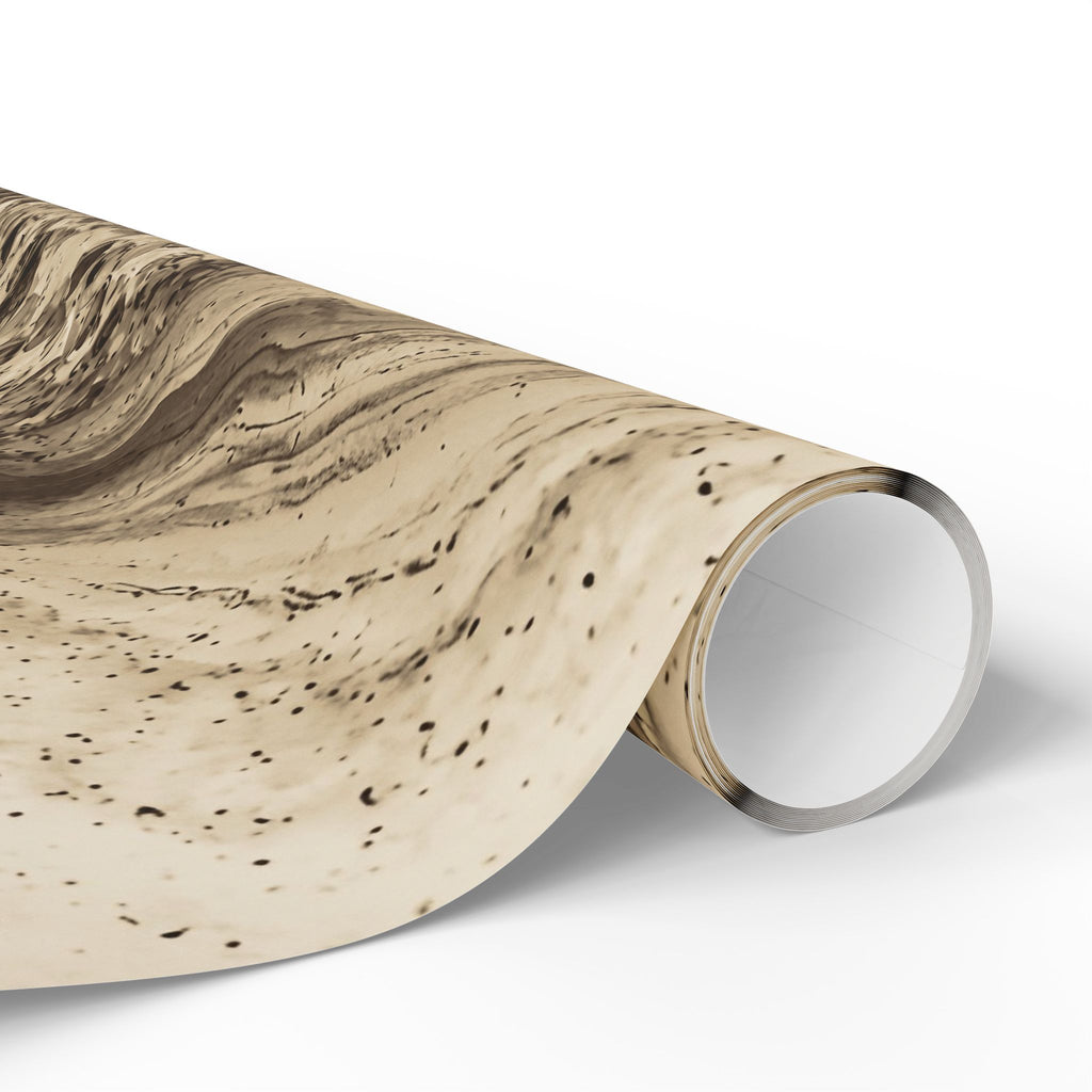 Geode Core - Ink on Paper Wrapping Paper